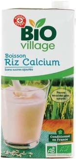 BOISSON RIZ ENRICHIE EN CALCIUM BIO “BIO VILLAGE”