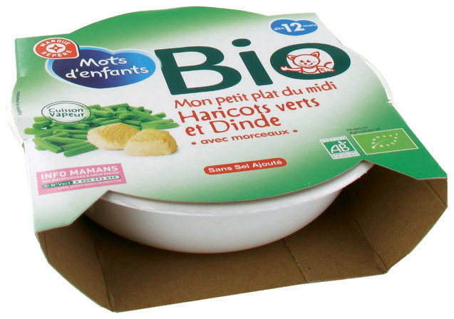 ASSIETTE HARICOTS VERTS ET DINDE BIO “MOTS D’EN...