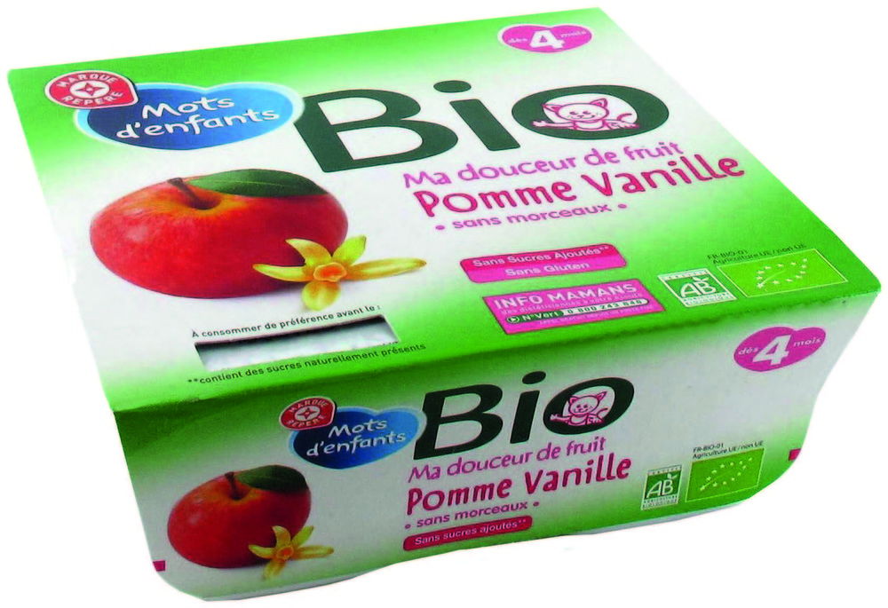 COMPOTES BIO POUR ENFANTS “MOTS D’ENFANTS”