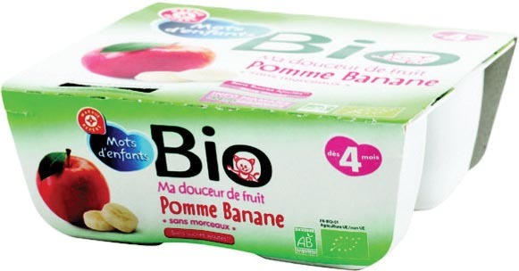 PURÉE DE FRUITS BIO “MOTS D’ENFANTS”