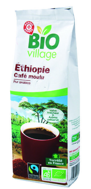 MR2 CAFÉ MOULU BIO “BIO VILLAGE” code EAN 3564707116503 