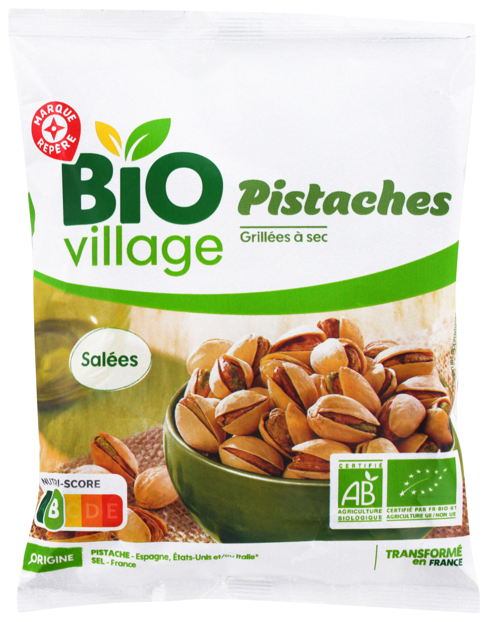 PISTACHES GRILLEES SALÉES BIO