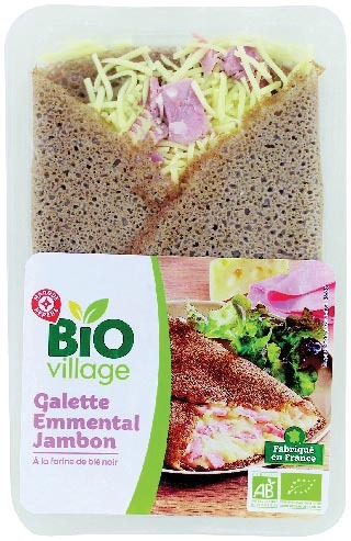 GALETTES EMMENTAL JAMBON BIO “BIO VILLAGE”