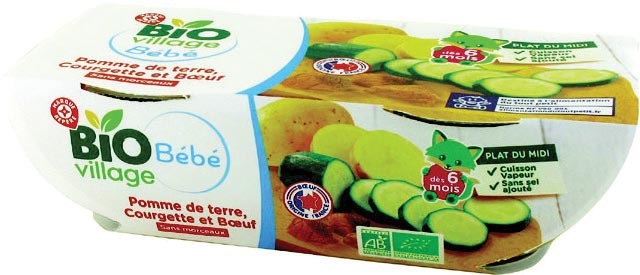 BOLS DU MIDI BIO POUR BÉBÉ “BIO VILLAGE”