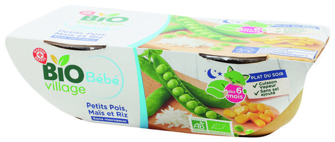 BOLS DU SOIR POUR BÉBÉS “BIO VILLAGE”