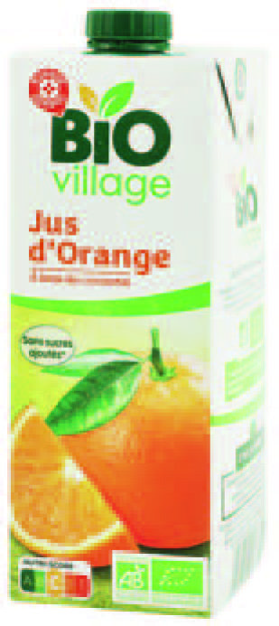 JUS ORANGE BIO “BIO VILLAGE”