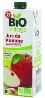 JUS DE POMME A BASE DE CONCENTRE BIO 
