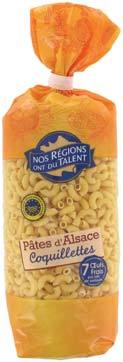  COQUILLETTES D’ALSACE IGP** “NOS RÉGIONS ONT DU TALENT” code EAN 3564709017327 