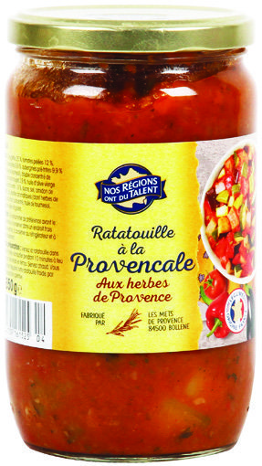  RATATOUILLE PROVENÇALE “NOS RÉGIONS ONT DU TALENT” code EAN 3564709161525 