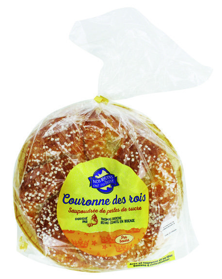 COURONNE DES ROIS SAUPOUDREE DE PERLES DE SUCRE “NOS RÉGIONS ONT DU TALENT” 3564709175423 (3564709175423)