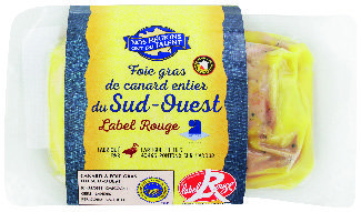 FOIE GRAS DE CANARD ENTIER IGP(2) DU SUDOUEST LABEL ROUGE “NOS RÉGIONS ONT DU TALENT” 3564709182414 