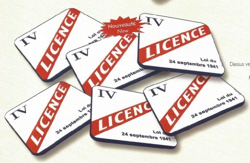 Collection Licence IV SOUS VERRES SOUS BOCK COLLECTION LICENCE IV code EAN 3565750204049 