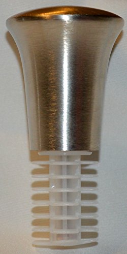 Nico EMBOUT AURIS ACIER BROSSE P/TRINGLE TUBE DIAM 25 LOT DE 2 3566681364581 (3566681364581)