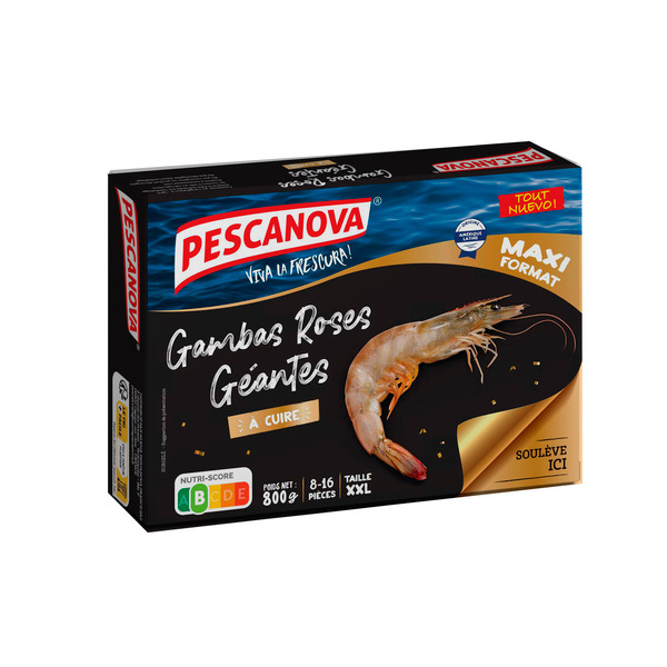 Gambas Roses Géantes surgelées 