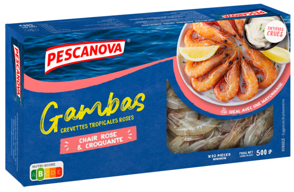 GAMBAS ROSES SURGELÉES 
