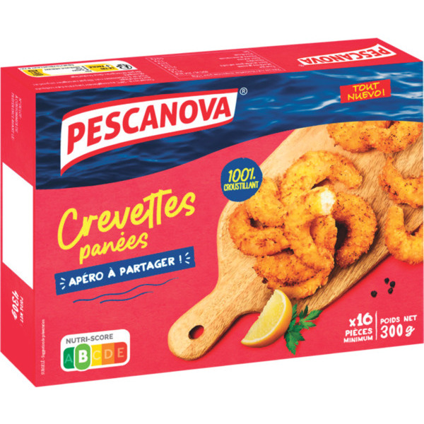CREVETTES PANÉES SURGELÉES 
PESCANOVA