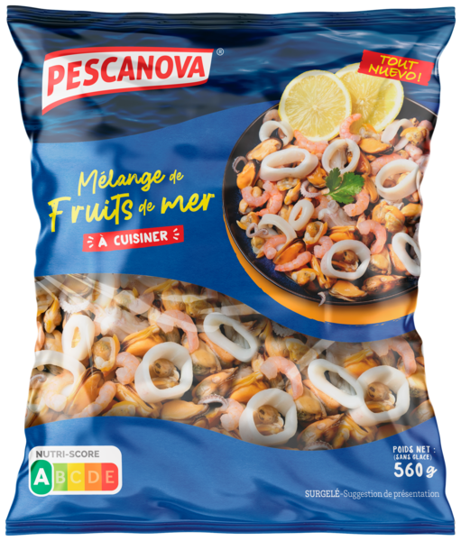 MÉLANGE DE FRUITS DE MER SURGELÉ 

