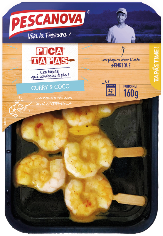 PICATAPAS CURRY COCO PESCANOVA