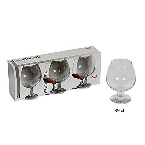 - verres à cognac x 3 verre 39 cl les intemporels