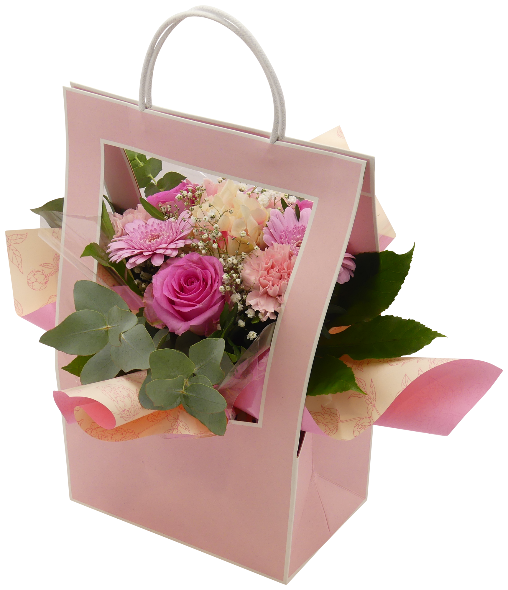 Bouquet bulle 20 tiges avec sac