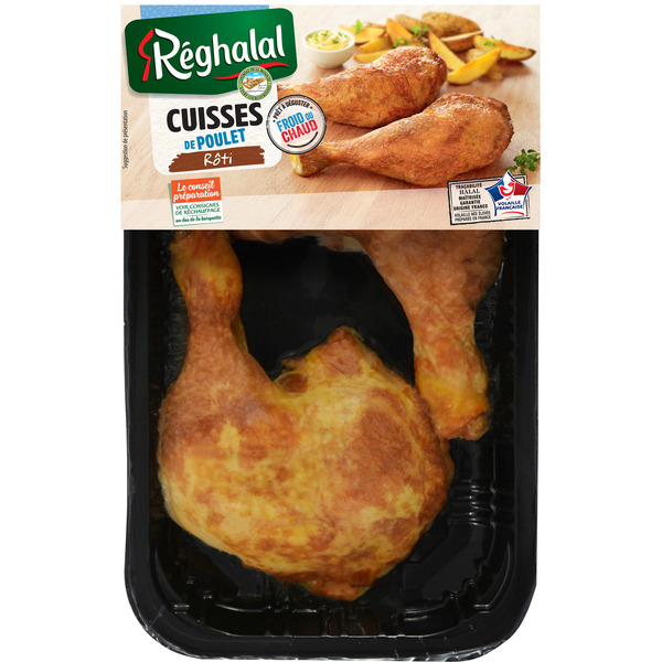 Cuisse de poulet rôti halal