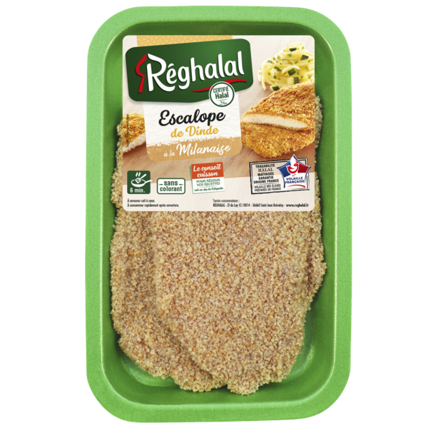 Escalope de Dinde à la Milanaise Halal