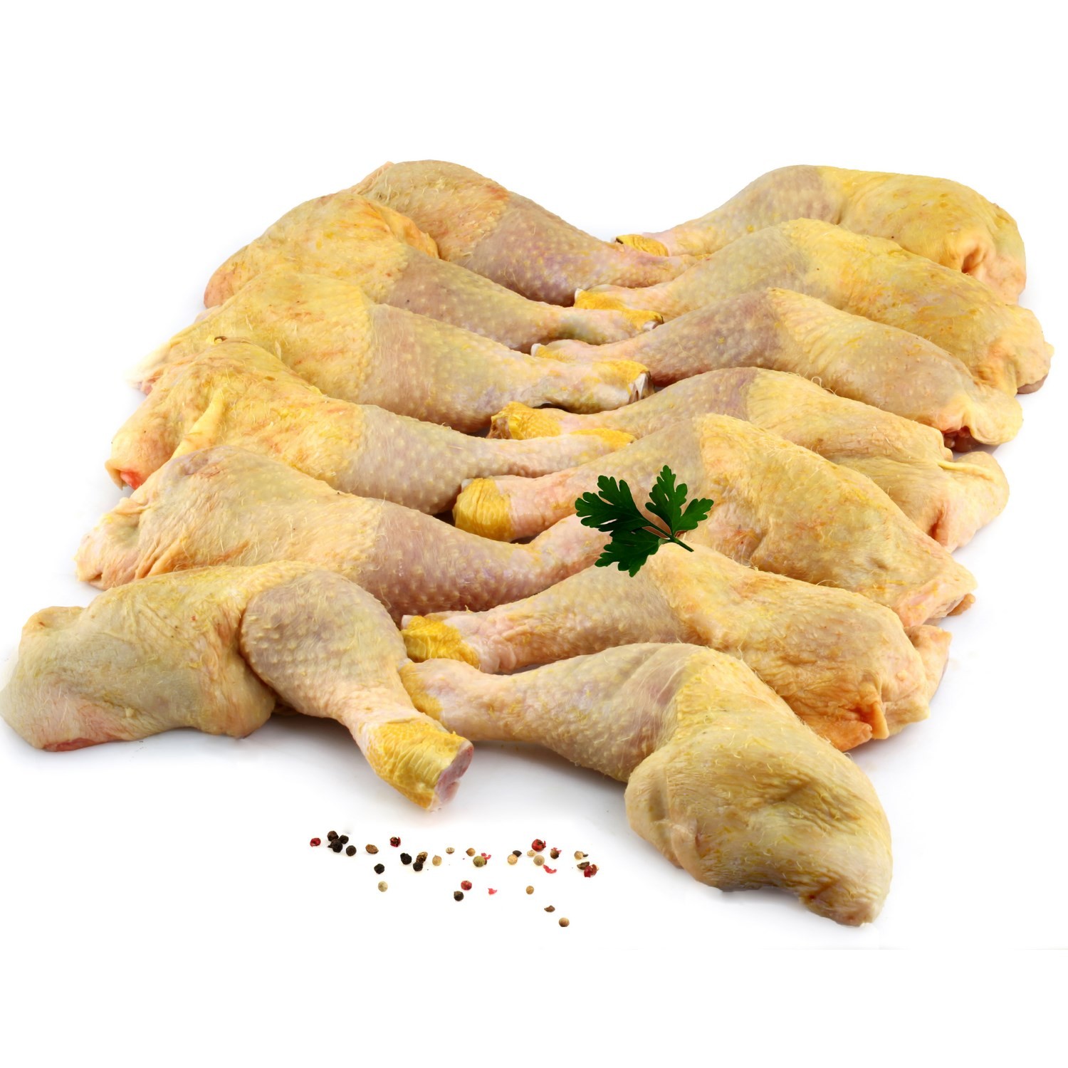 Cuisses de poulet blanc avec os 