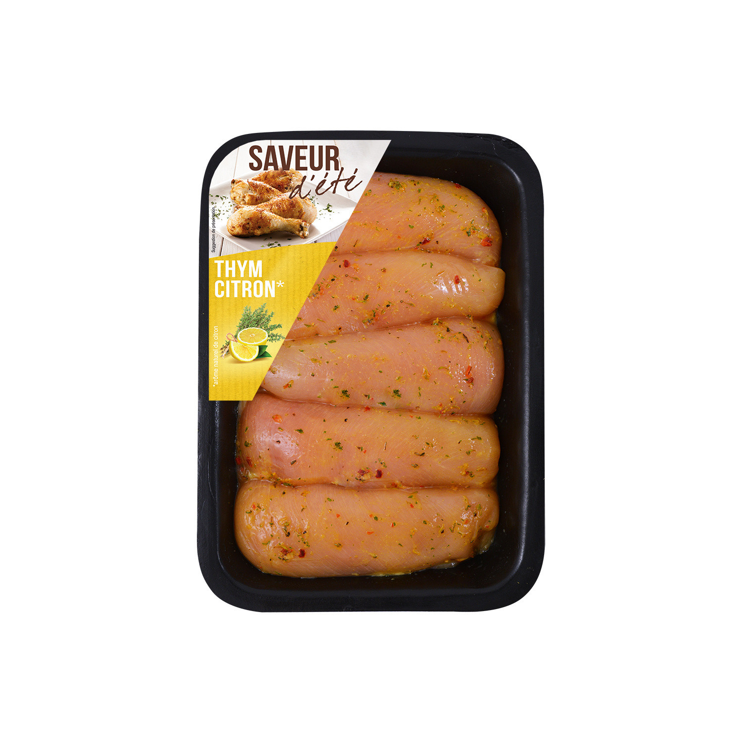 Viande de Volaille: filet de poulet thym citron...