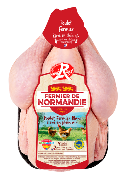 Poulet fermier Label Rouge 3571322779488 FERMIER DE NORMANDIE Poulet fermier Label Rouge 3571322779488 FERMIER DE NORMANDIE