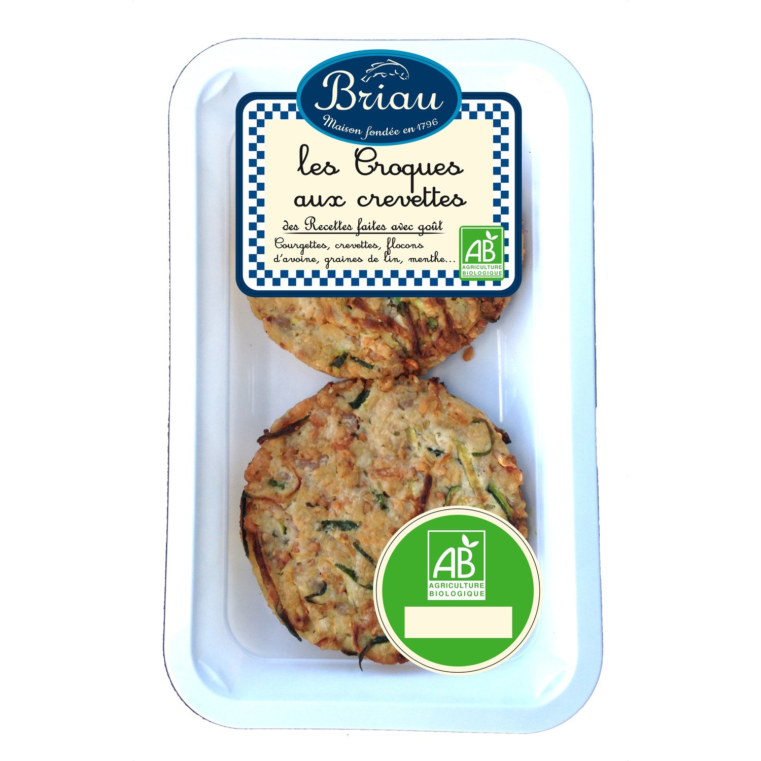 Croques aux crevettes bio MAISON BRIAU 3571495110149 (3571495110149)