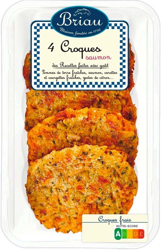 maison briau CROQUE AU SAUMON maison briau code EAN 3571495140122 