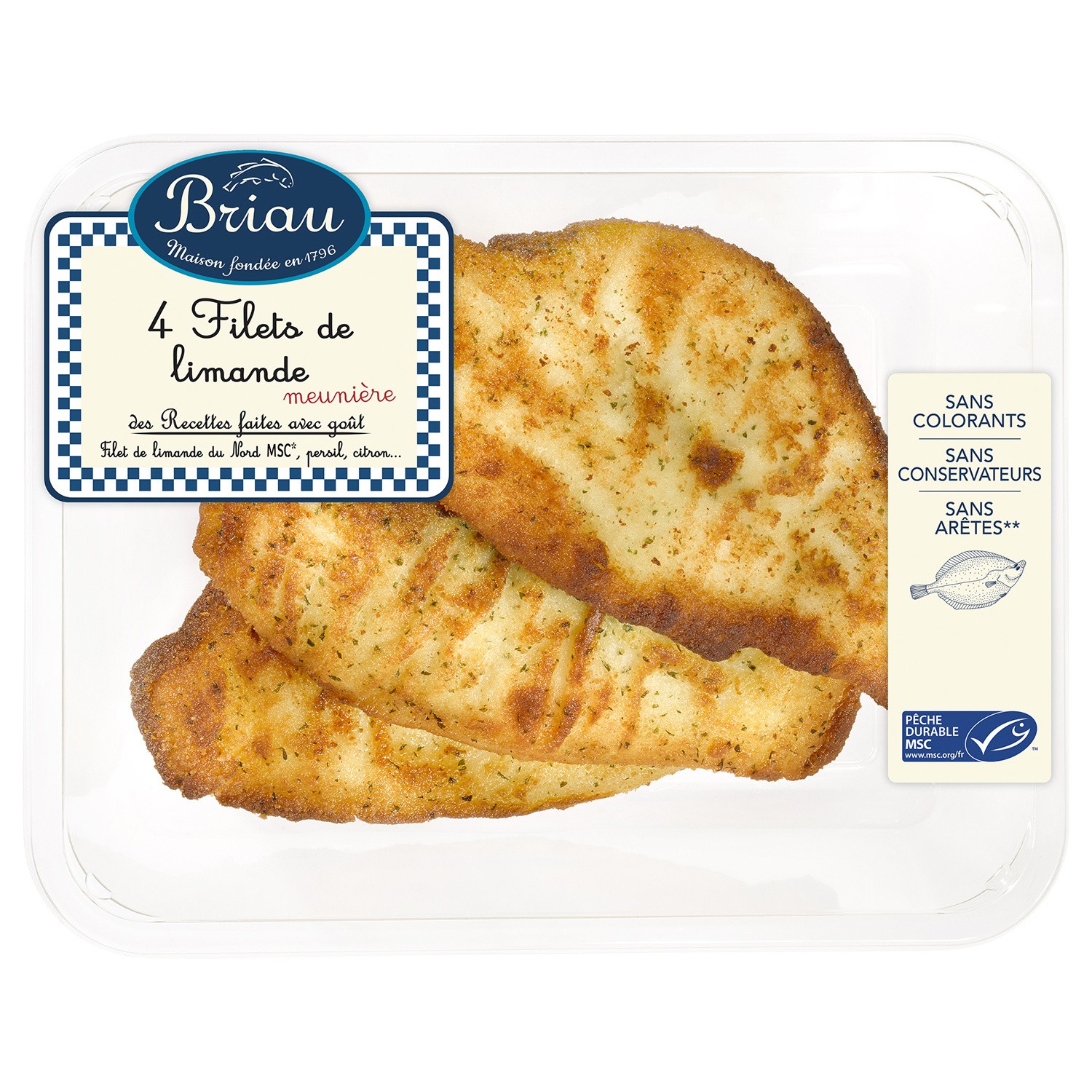 Filet de limande meunière MAISON BRIAU