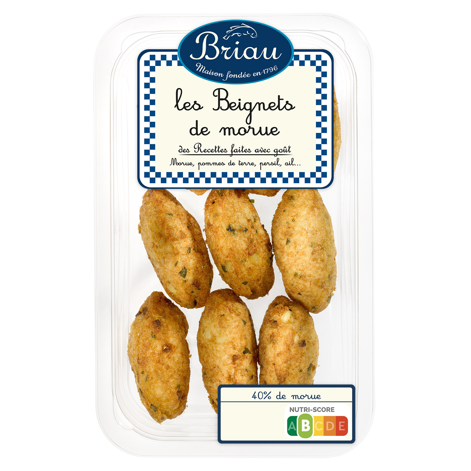 MAISON BRIAU Beignets de morue MAISON BRIAU code EAN 3571495140382 