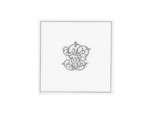 20 serviettes papier jetables 25x25cm, en intis...