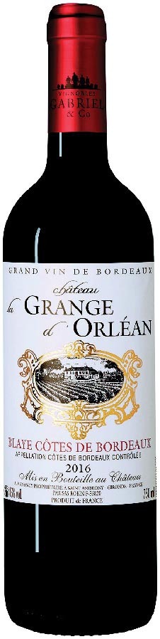  GRANGE D’ORLÉAN  AOP BLAYE CÔTES DE BORDEAUX code EAN 3571960003716 