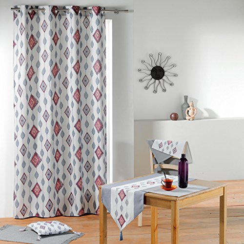 Nuances du Monde Panama Rideau à œillets Polyes...