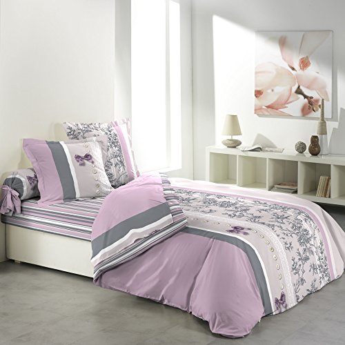 Drap plat+ drap housse + 2 taies oreiller coton...