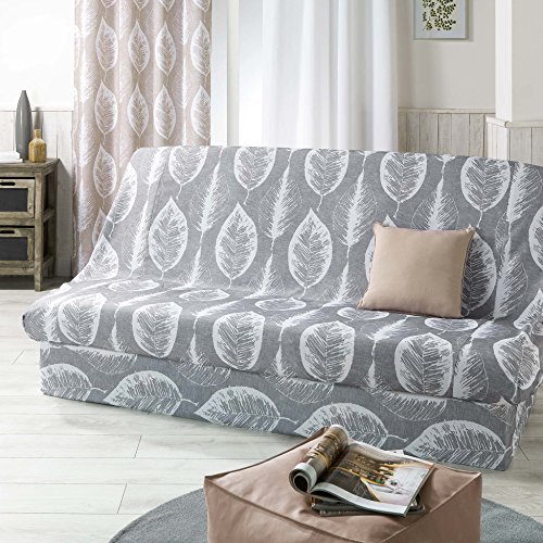 Housse de clic clac imprimé feuilla polyester g...