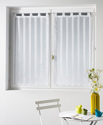 Malta voile sable rayé paire droite polyester b...