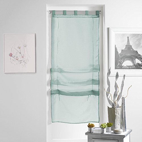 Lissea store forme droite voile sable polyester...