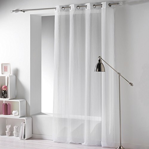 Tissia panneau à oeillets etamine fils tissé po...