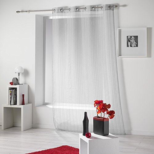 Cristally panneau à œillets voile sable fils ar...