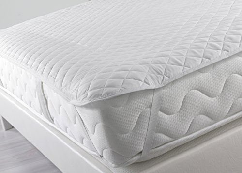 Sur-matelas avec elastiques microfibre unie 90 ...