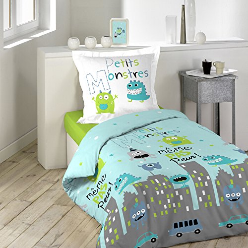 Petits monstres parure avec taie d'oreiller cot...