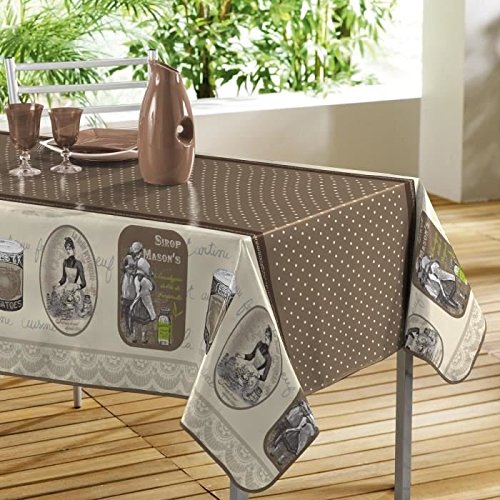 DECORLINE DecorLine Nappe PVC Imprimée Réclames Choco 140 x 240 cm 3574387103694 (3574387103694)