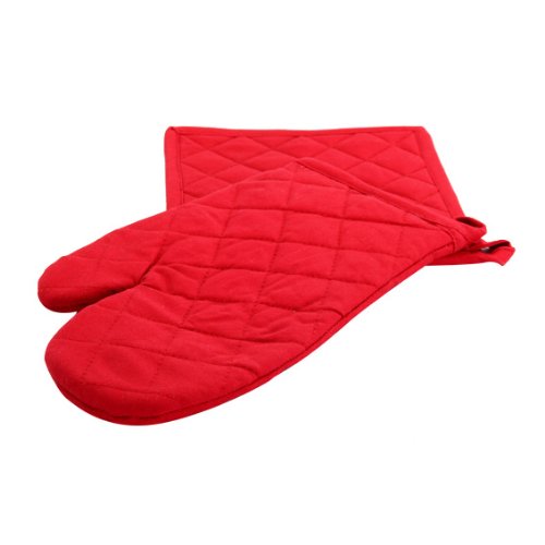 Décor Ligne Ligne Décor Gant + Manique Uni Coton Rouge 20 x 20 cm code EAN 3574387301649 