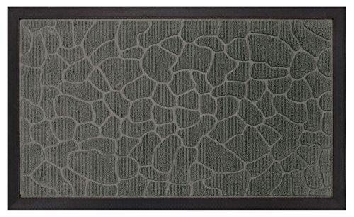 Tapis d'entrée galets polypropylène/cao gris 75...