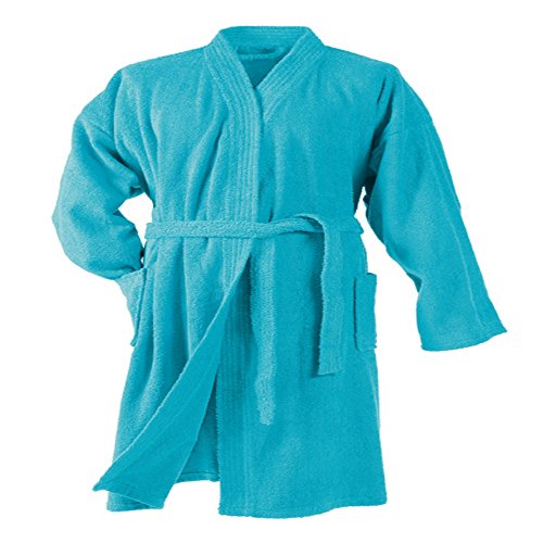 Vitamine peignoir eponge col kimono coton uni t...