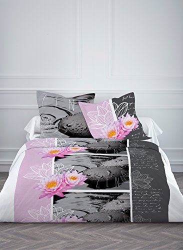 Today 015775 LOTUS Parure de lit avec Housse de...