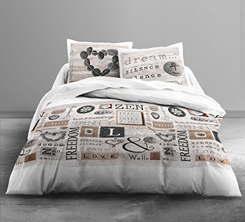 Today 015964 FREEDOM Parure de lit avec Housse ...